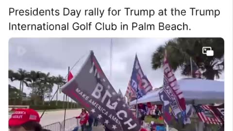 President Day rally for Trump