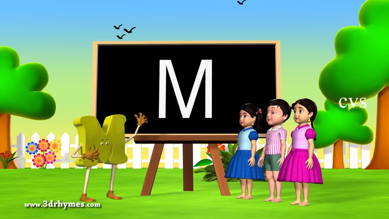 Alphabet songs - Phonics Songs - ABC Song for children - 3D Animation Nursery Rhymes