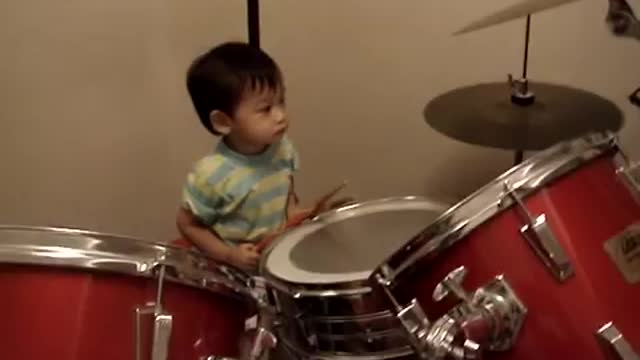 23 month drummer howord wong video