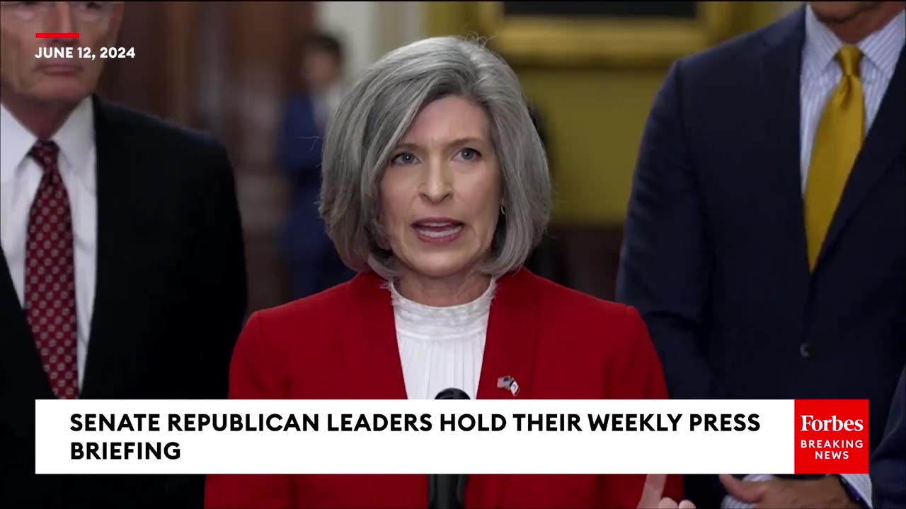 'A Very, Very Feeble-Minded And Willed Man That Is Our Commander-In-Chief': Joni Ernst Rips Biden