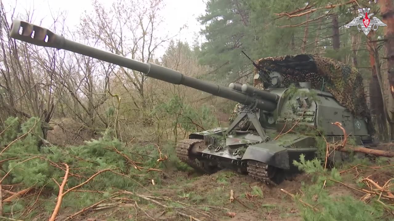 Msta-S howitzer in DENAZIFICATION combat action