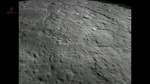 ISRO Chandrayaan-3 Spacecraft Close Flyby of Lunar Surface