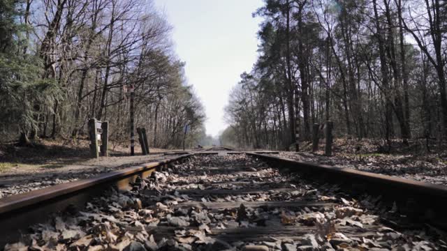 Walking slow over railways