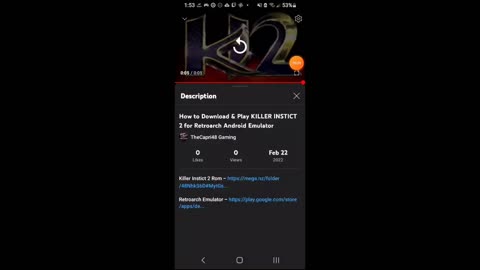 How to Download & Play KILLER INSTICT 2 for Retroarch Emulator ANDROID