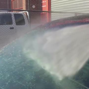 Carpro Flyby Forte V4 Windscreen Coating Water Behaviour #shorts