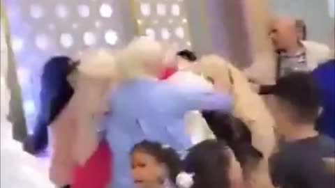 Muslim Women Brawl With Babies In Arms