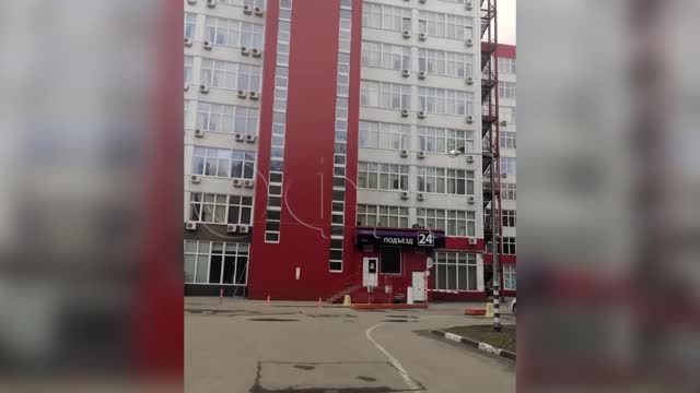 Woman Clings On For Life To AC Outside Top-Floor Flat