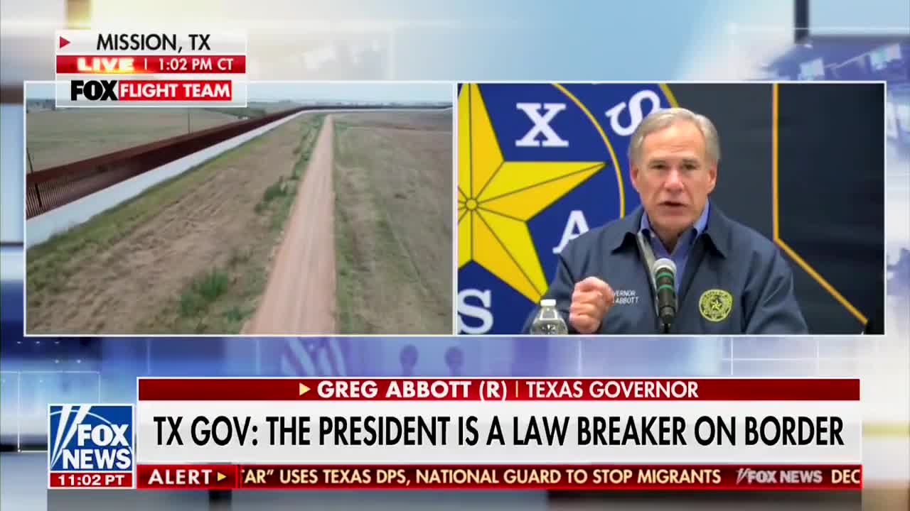 Texas Gov Abbott BLASTS Biden: "Joe Biden Does Not Care That Fentanyl Is Invading Our States”