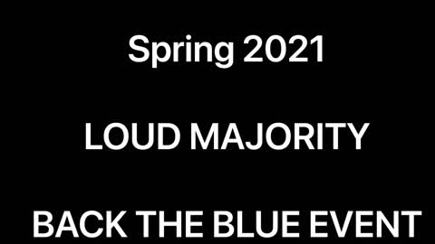 LOUD MAJORITY BACK THE BLUE RALLY MAY 15 2021 Wantagh train station