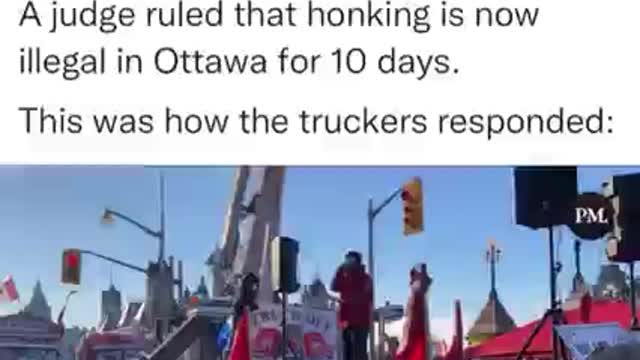 Canada - Honking not allowed for 10 Days