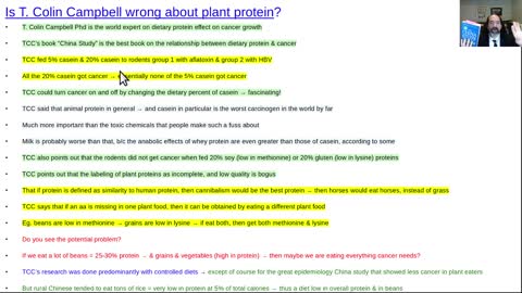 Is TC Campbell wrong about protein?