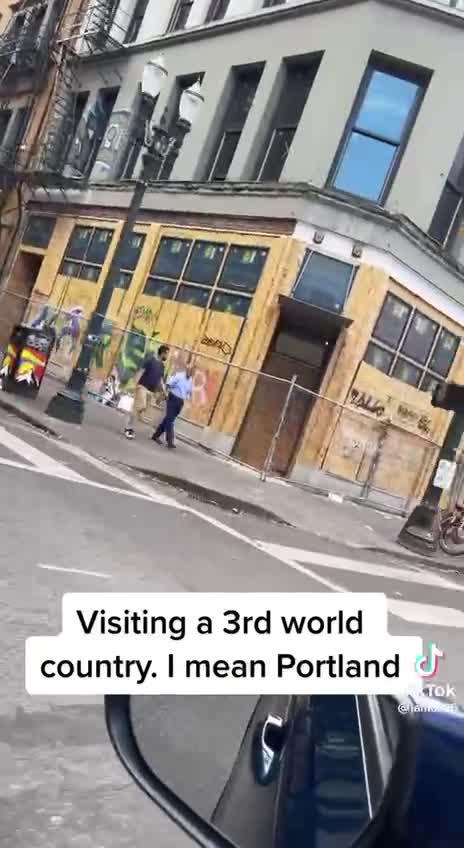 Visiting a 3rd world country, I mean Portland