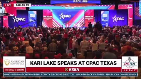 CPAC TX 2022 future AZ gov 🙏 Kari Lake “We drove a stake through the heart of the McCain machine”