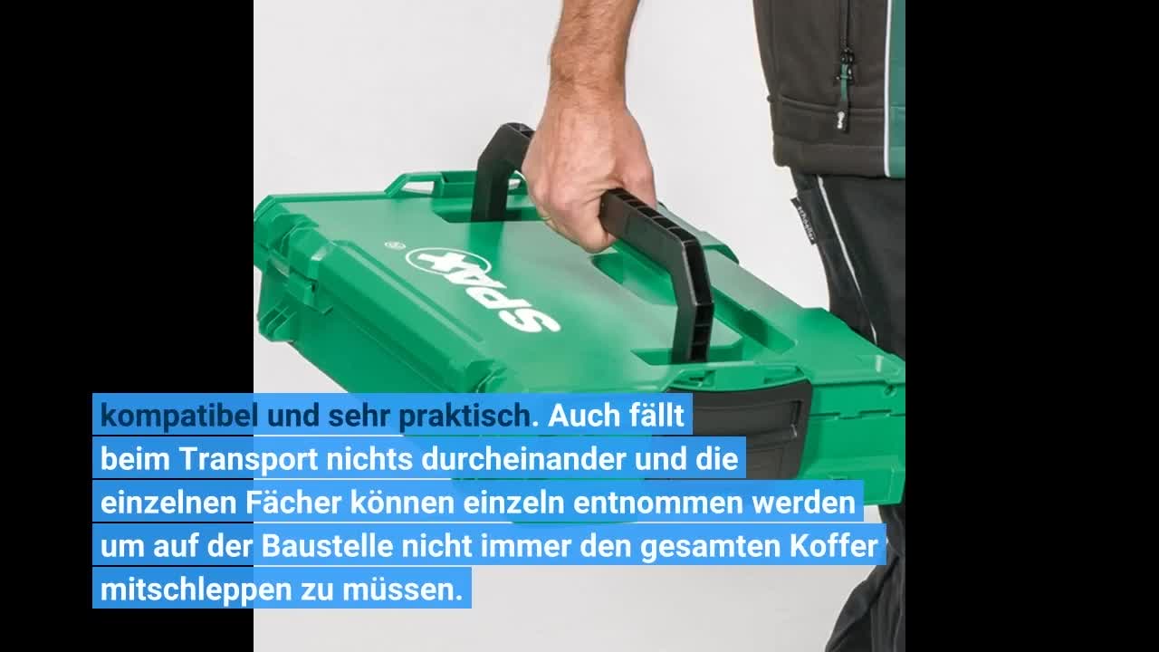 SPAX Montagekoffer, L-BOXX, groß, WIROX A3J, T-STAR plus, Senkkopf, 16 Abmessungen, 2446 Stück