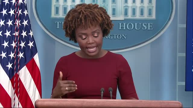 White House briefing with Press Sec Karine Jean-Pierre