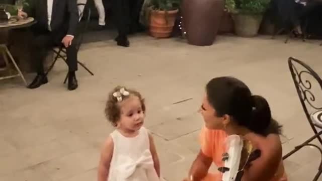 Must Watch! Little Girl's Reaction To hearing Played On The Violin At Sydney Weeding