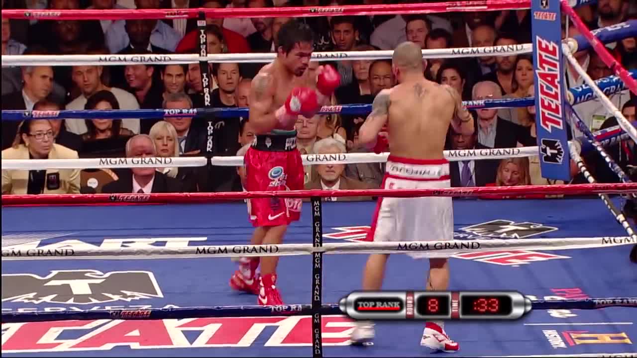 When Manny Pacquio defeated a true welterweight.