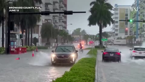 DeSantis Declares State of Emergency as Floods Submerge Roads in Florida _ WSJ News