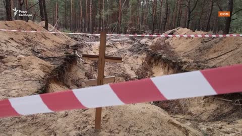 Russland bringt nur Tod und Lügen. Bericht meiner Kollegen vom Friedhof, der während der Besetzung