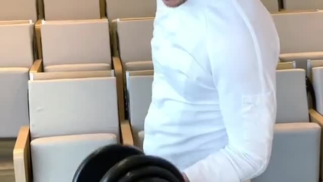 Making a dumbbell weight out of chocolate