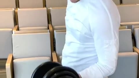 Making a dumbbell weight out of chocolate