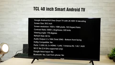 TCL LED ANDROID TV...