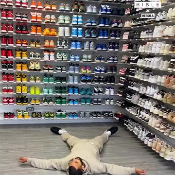 Satisfying organising shoes