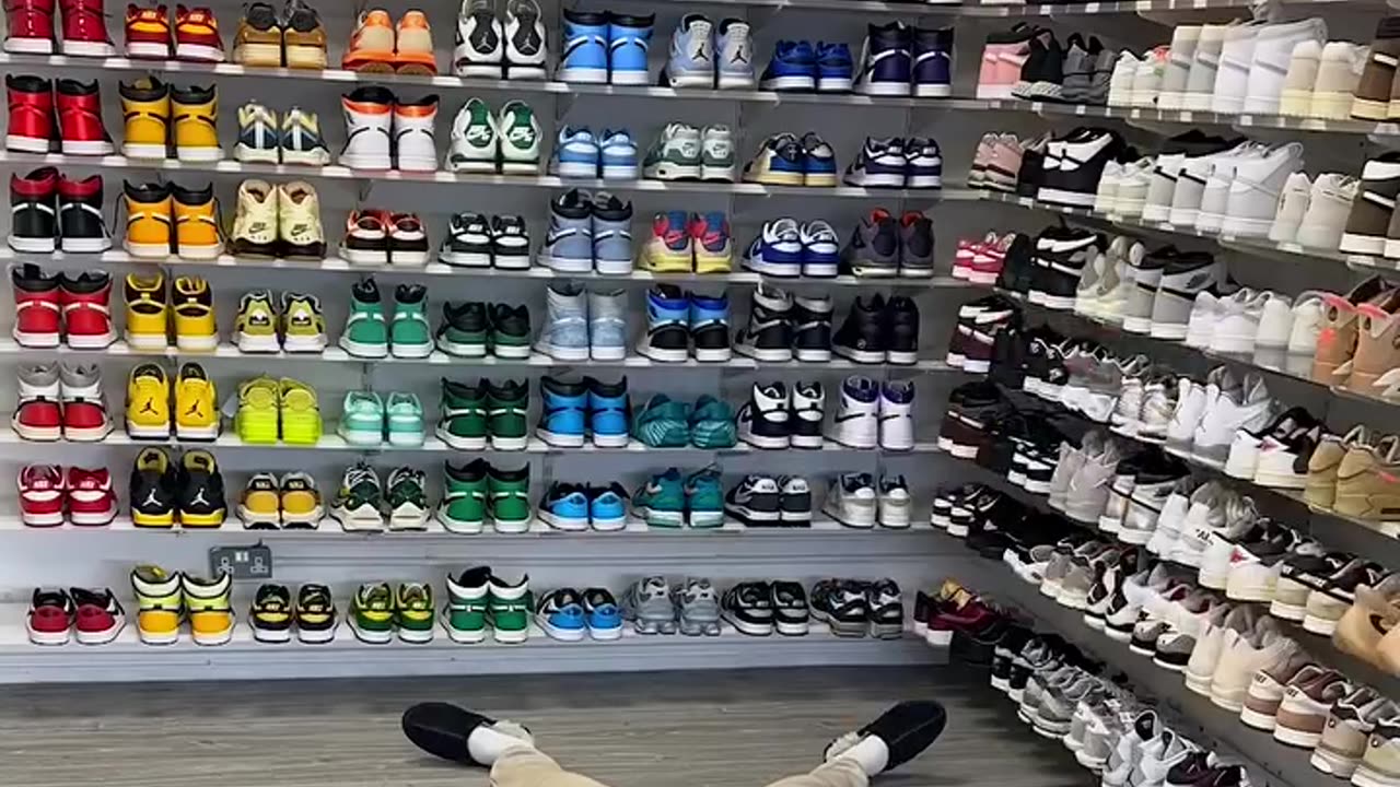 Satisfying organising shoes