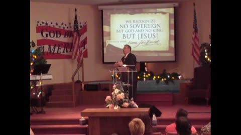 Pastor preaching the way it should be done.