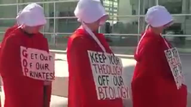 Arizona ‘Handmaid’s Tale’ demonstrators mocked for their SCOTUS protest