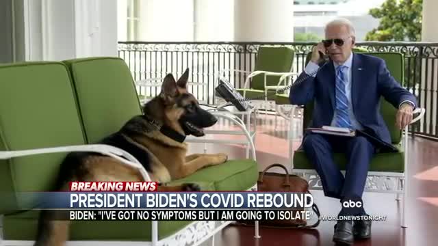 Biden tests for Covid 19 for the second time
