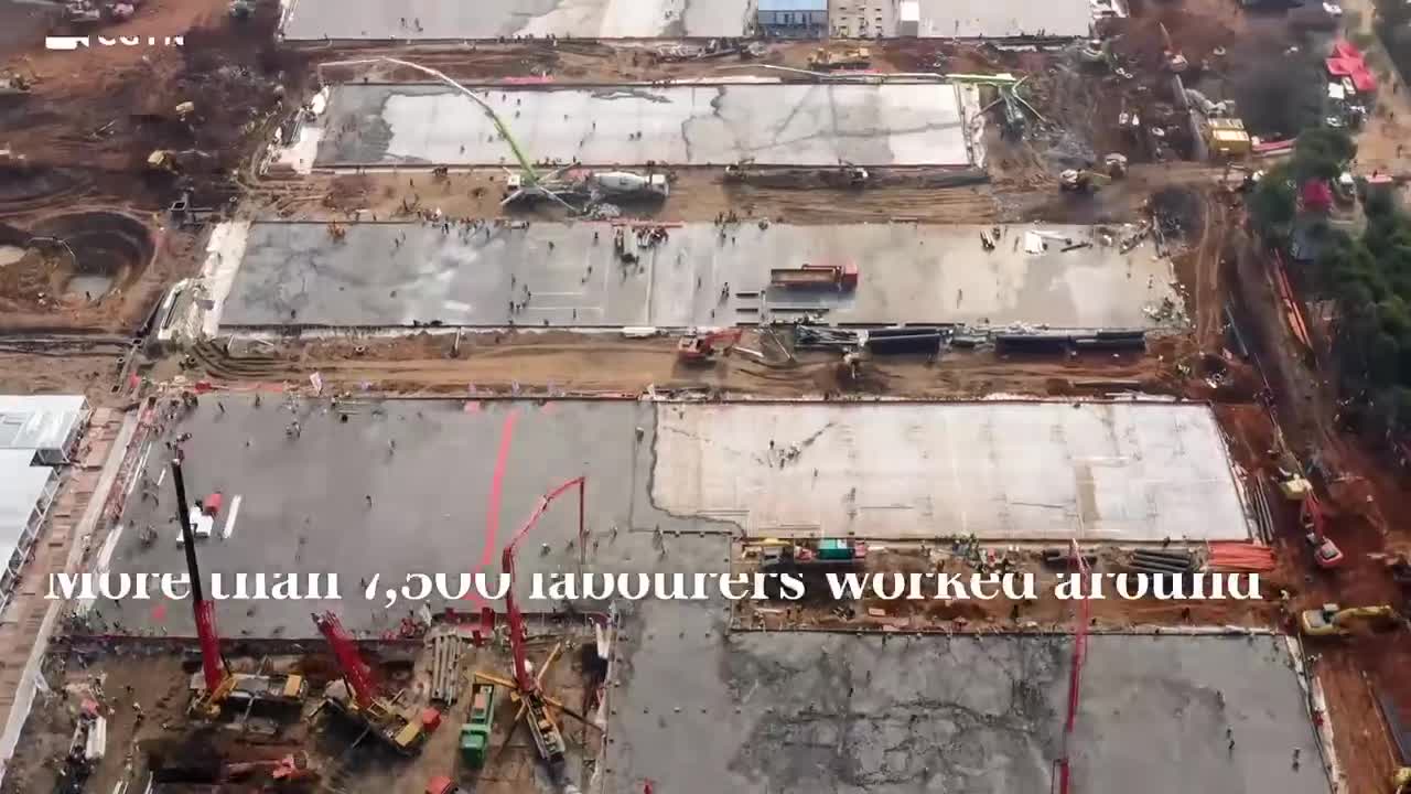 Hospital that was built in six days IN CHINA