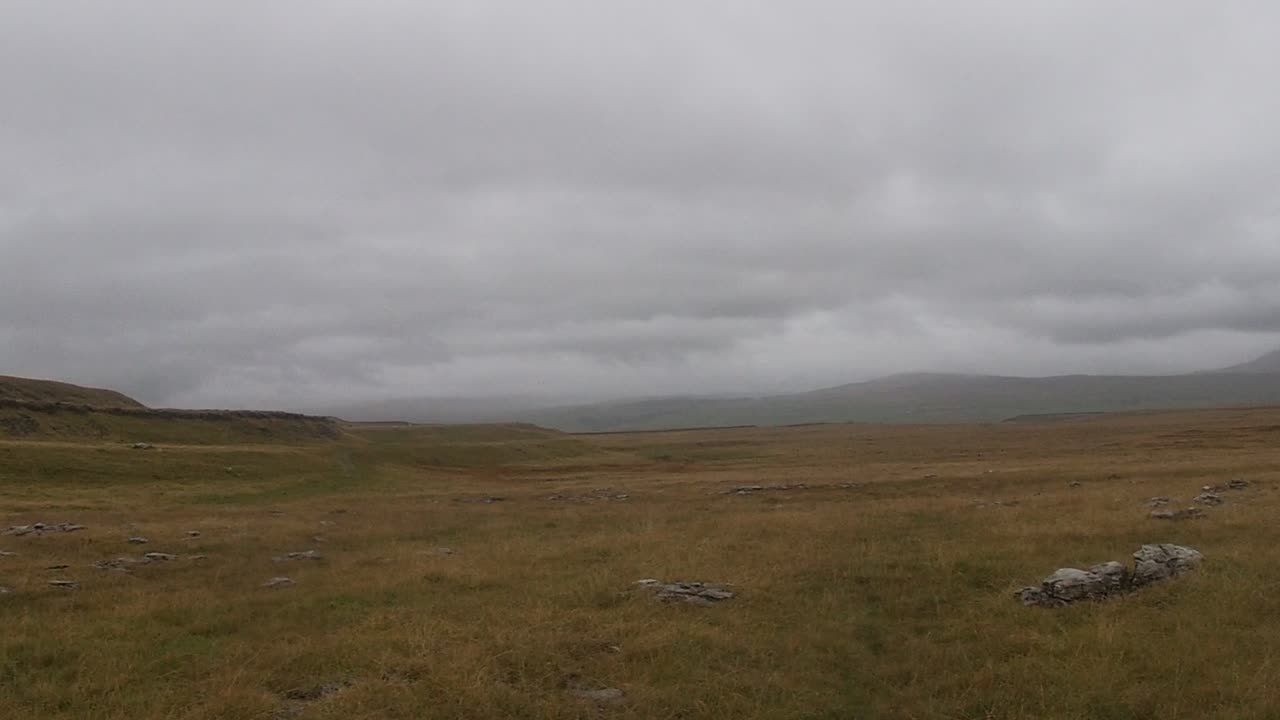 The Start of The 3 Peaks Adventure 2023 Ingleborough On top of the Ingleborough Clouds