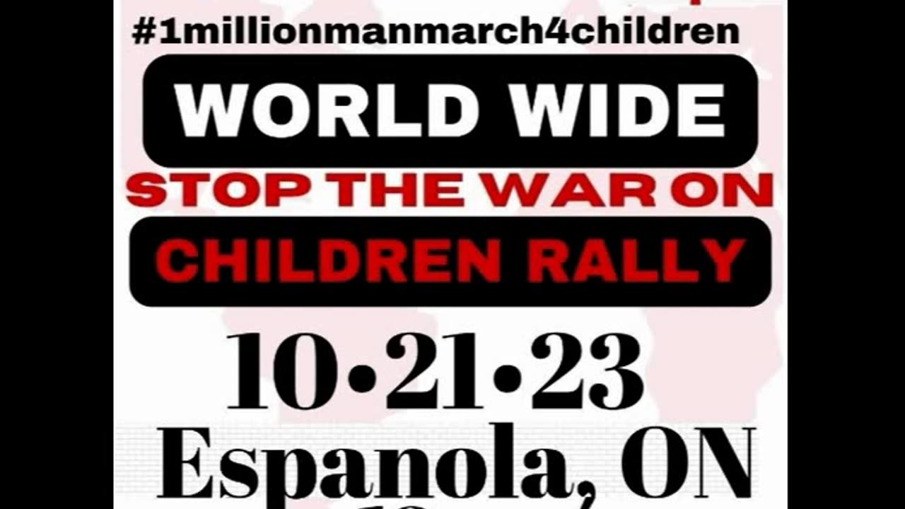 October 21, 2023 Hundreds of cities worldwide taking part in the biggest march ever for parental rights To protect children from serious human rights abuses waged against children. Video of 60 cities in Canada taking part. Over 100 total in Canada will be