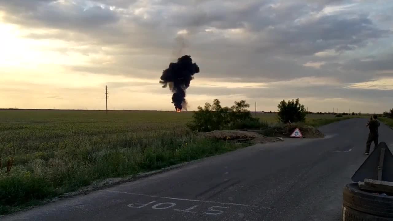 You can imagine how the handsome fell, shot down!: the fall of the downed plane of the Russian occu
