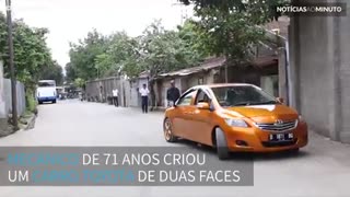 Mecânico cria automóvel bizarro de "duas faces"