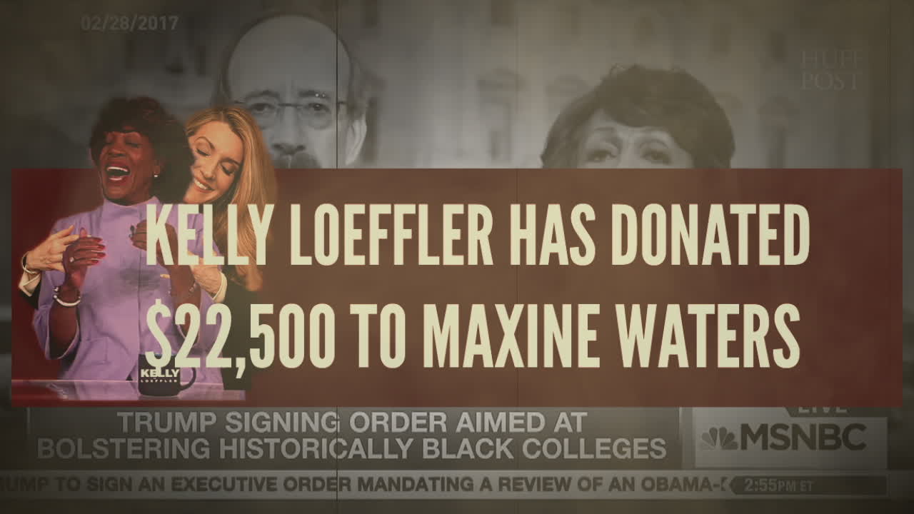 KELLY LOEFFLER ENDORSES MAXINE WATERS!