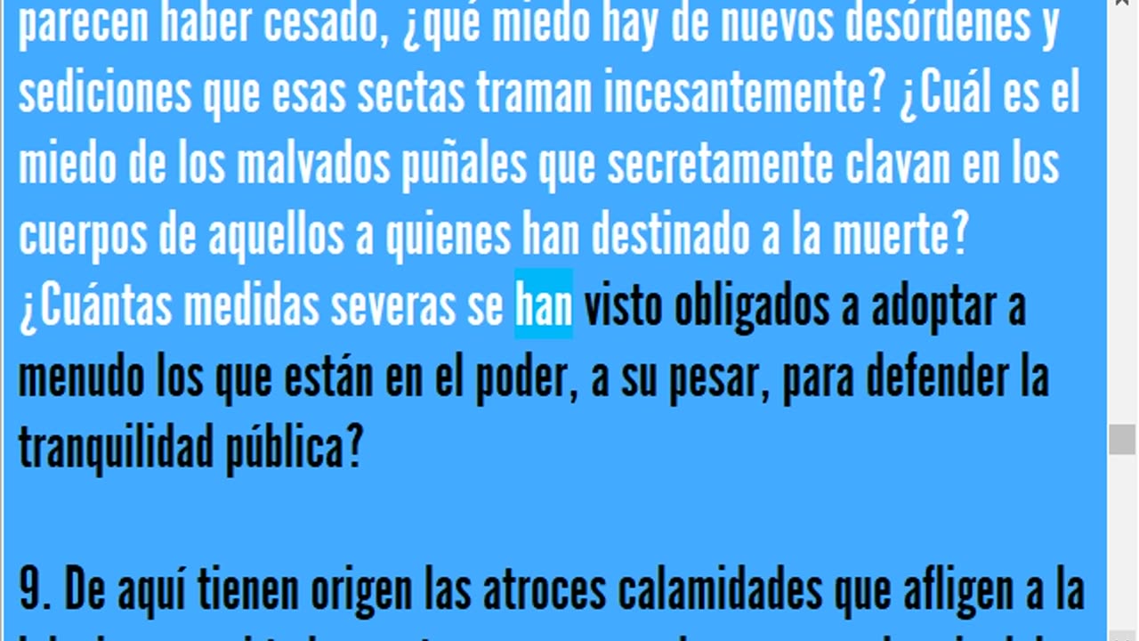 🔵- Papa León XIII - Encíclica Quo Graviora