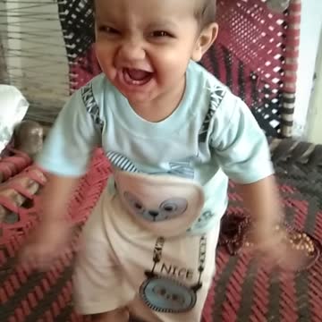 Baby boy adorably Beautiful smile