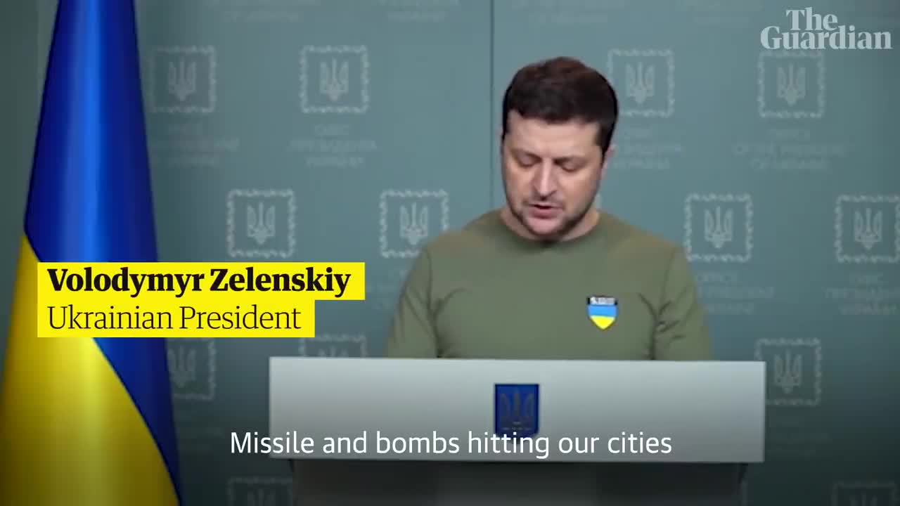 Ukraine president says defences are holding against Russian invasion