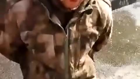 Another Captured Russian Soldier POW. Caught Interrogated questioned