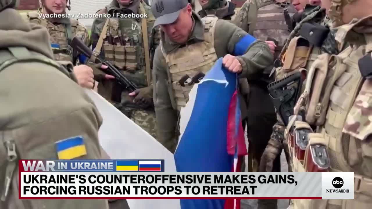 Ukrainian forces have made significant counteroffensive gains