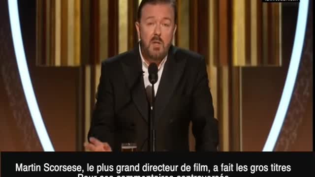 RICKY GERVAIS allume HOLLYWOOD sur ces liens avec la pédophilie, la drogue, les viols