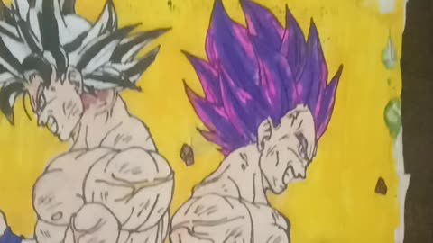 Goku vegeta duo drawing