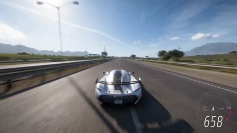 Koningsegg full speed on Forza horizon awesome gameplay