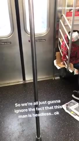 So we're all just gonna ignore the fact that this man is headless...ok