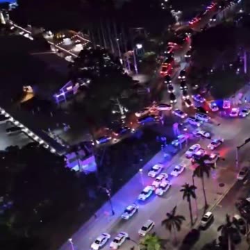 Miami Florid - Massive police response is underway at Bayside Market Place