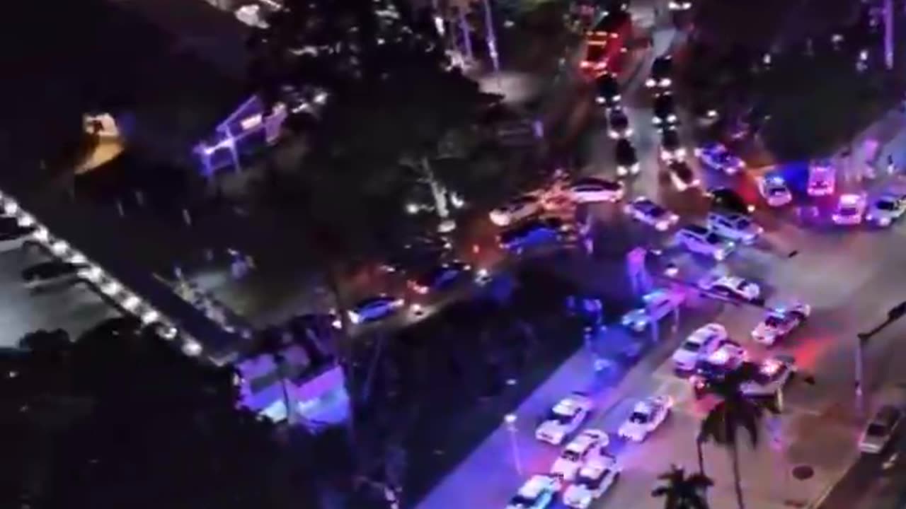 Miami Florid - Massive police response is underway at Bayside Market Place