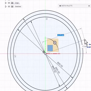 Fusion 360: Using Arcs to make a knob handle #3dprinting #fusion360 #cad #fusion360tutorial