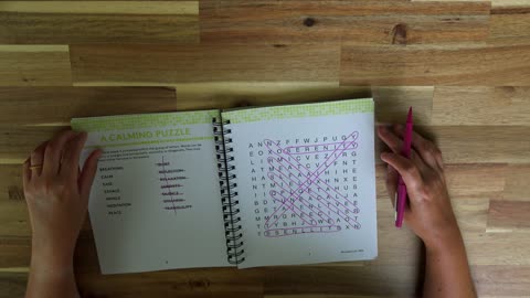 A Calming Puzzle | Word Search